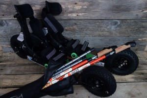 Zestaw rolki Skike V9 Tour 200 + kije one4TOUR  Traveler